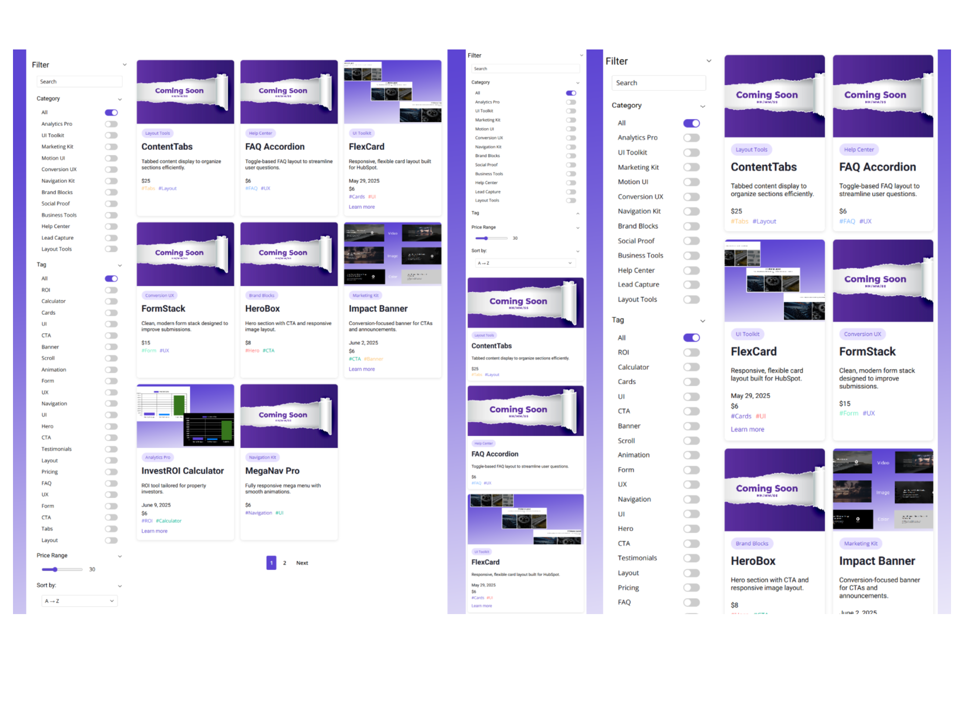 One Design. All Screens.